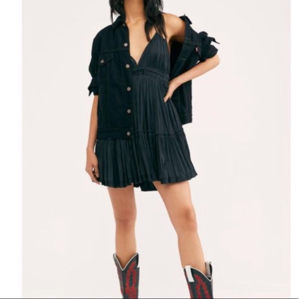 100 Degrees Of Shine, Free People black mini dress